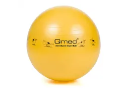 М'яч гімнастичний Qmed ABS Gym Ball 45 см, жовтий М'яч гімнастичний Qmed ABS Gym Ball 45 см, жовтий