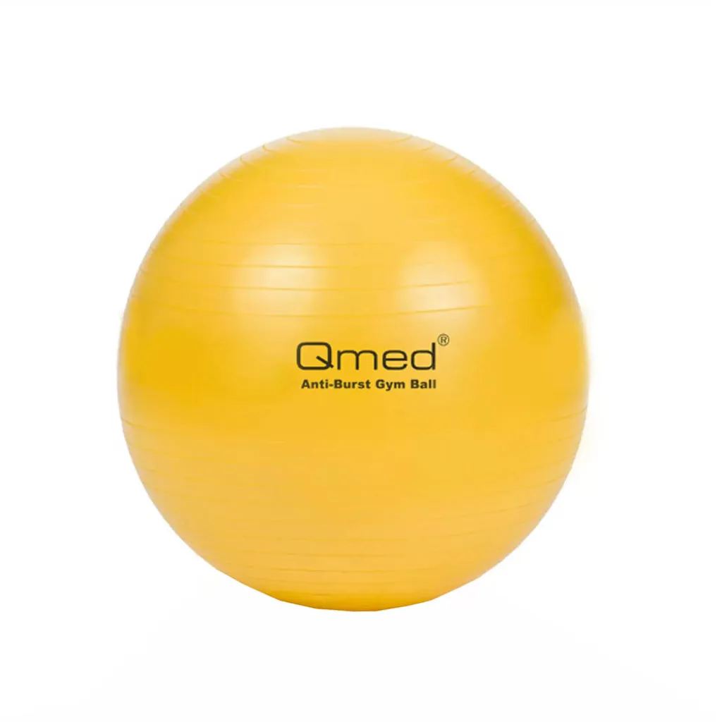 М'яч гімнастичний Qmed ABS Gym Ball 45 см, жовтий М'яч гімнастичний Qmed ABS Gym Ball 45 см, жовтий