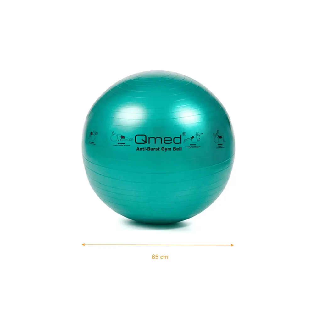 М'яч гімнастичний Qmed ABS Gym Ball 65 см, зелений