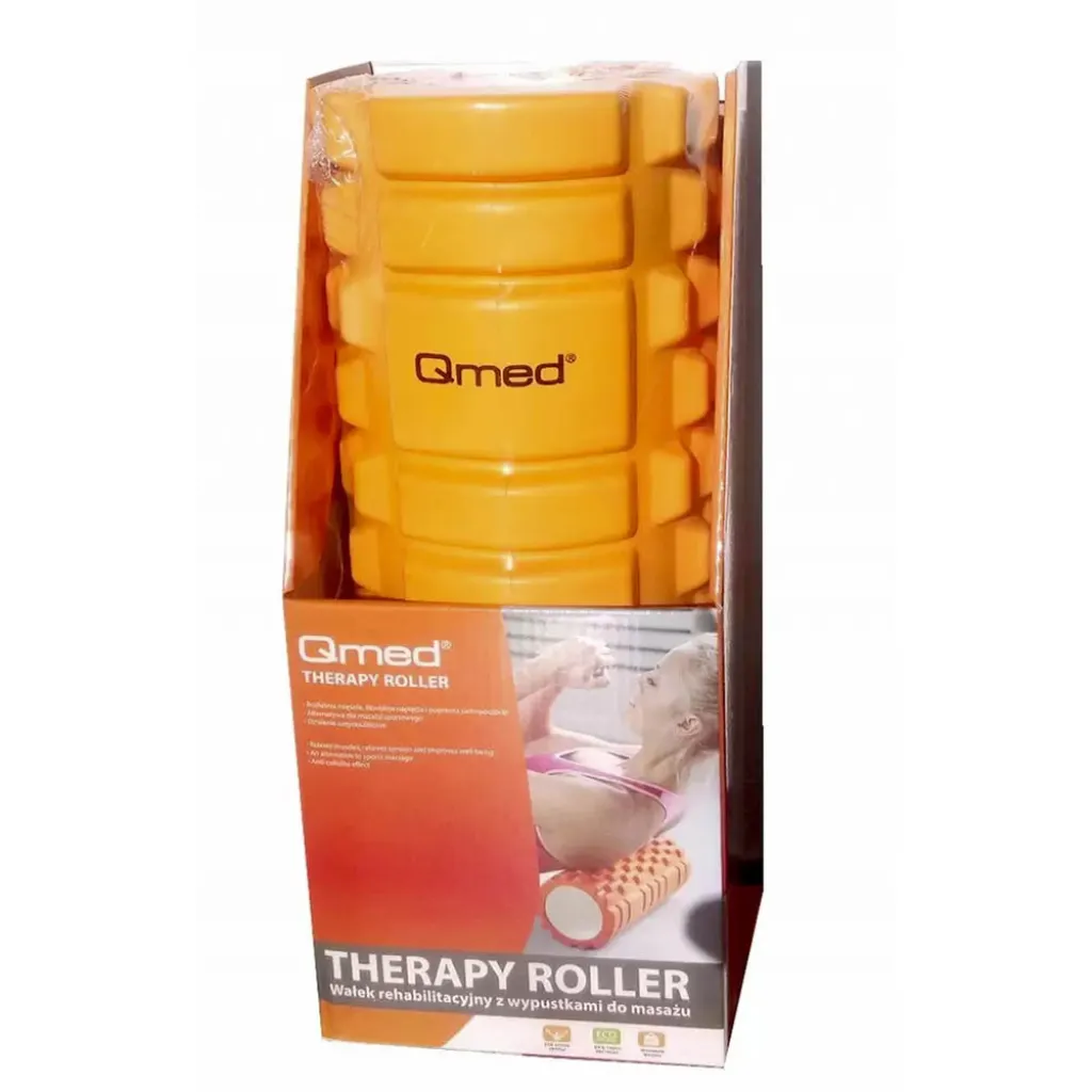 Масажний рол Qmed Therapy Roller, помаранчевий Масажний рол Qmed Therapy Roller, помаранчевий