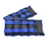 Обтяжувачі для ніг та рук EasyFit набірні 0,5-2,5 кг (пара) EF-WHT-0,5-2,5-BL(-610) - Фото№5
