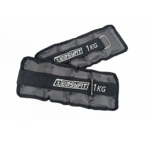 Обважнювачі для ніг і рук з металом EasyFit Metal по 1 кг - Фото№1