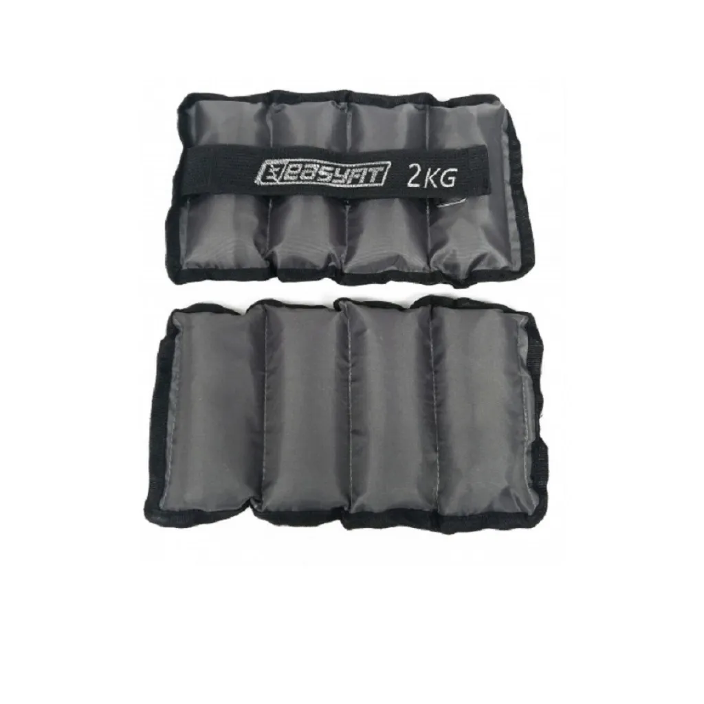 Утяжелители для ног и рук с металлом EasyFit Metal по 2 кг Утяжелители для ног и рук с металлом EasyFit Metal по 2 кг