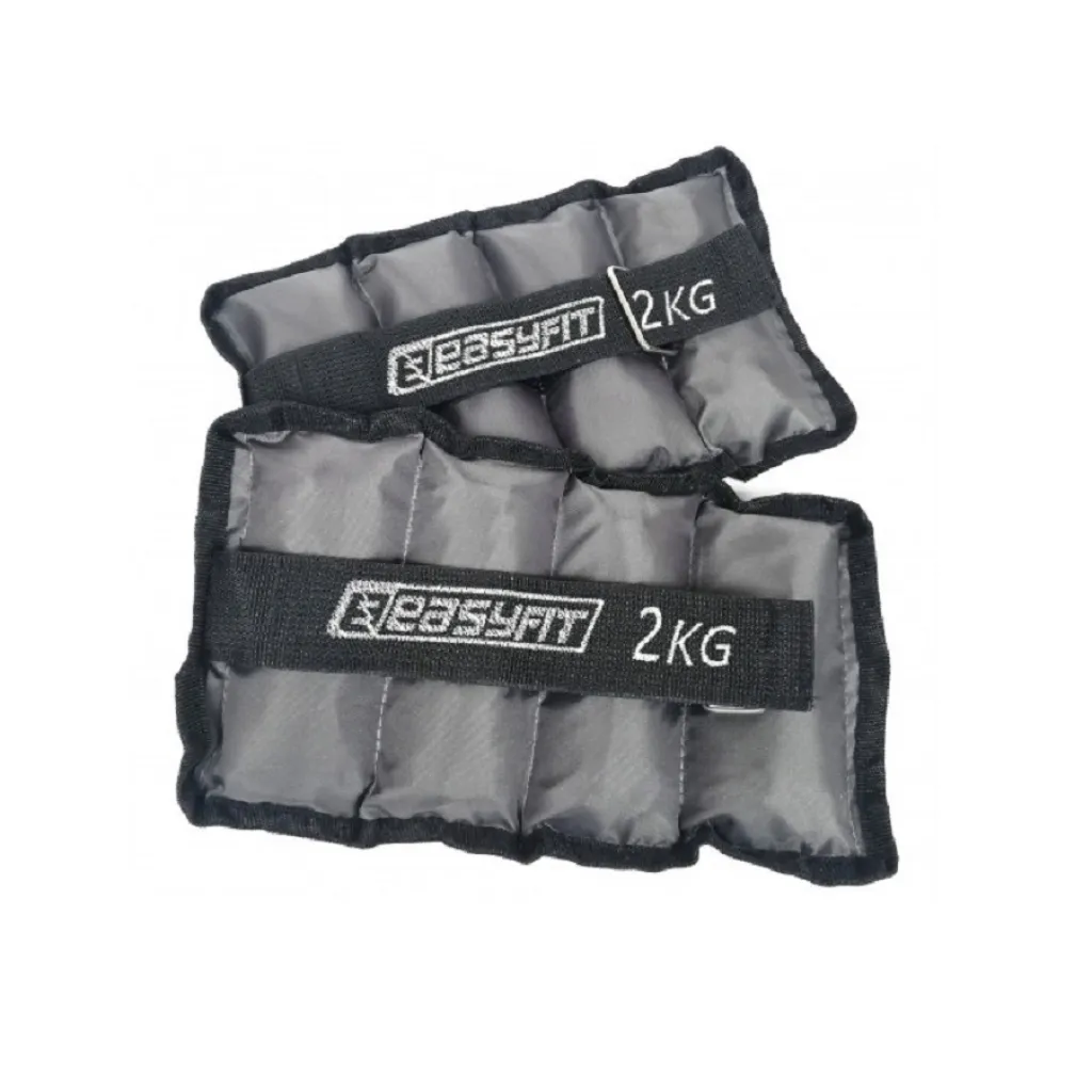 Утяжелители для ног и рук с металлом EasyFit Metal по 2 кг Утяжелители для ног и рук с металлом EasyFit Metal по 2 кг
