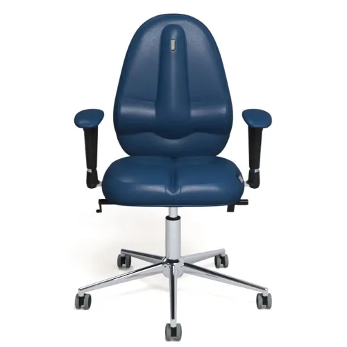 Эргономичное кресло Kulik System CLASSIC, синий - Фото№1 Эргономичное кресло Kulik System CLASSIC, синий - Фото№1