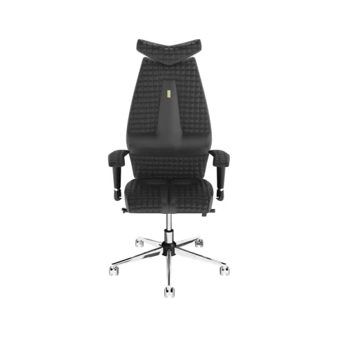 Ергономічне крісло екошкіра Kulik System JET, чорний - Фото№1 Ергономічне крісло екошкіра Kulik System JET, чорний - Фото№1