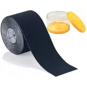 Кинезиотейп Qmed Kinesio Tape, черный