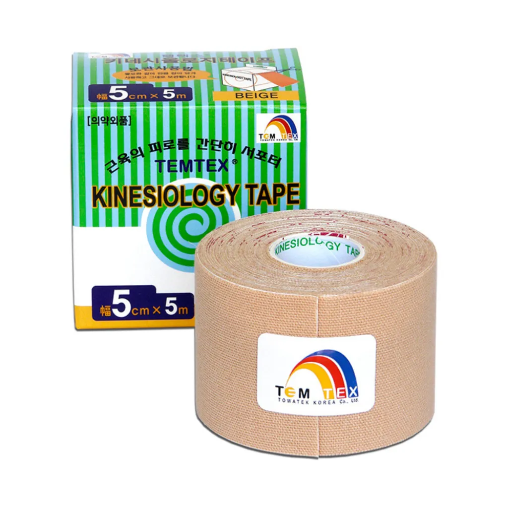 Кінезіотейп TemTex TA xxx 5 5см x 5м, різні кольори Кінезіотейп TemTex TA xxx 5 5см x 5м, різні кольори