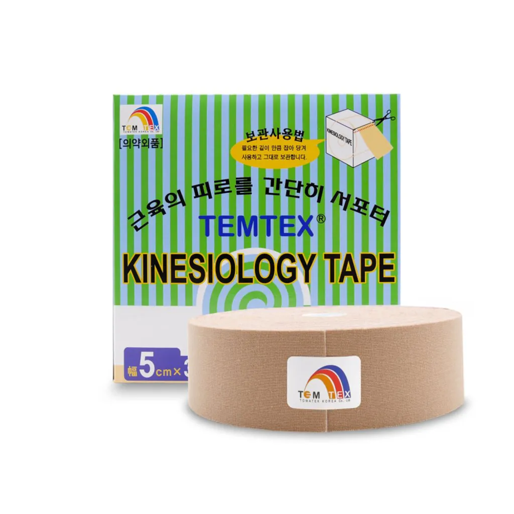 Кінезіотейп TemTex TA xxx 32 5см x 32м, різні кольори Кінезіотейп TemTex TA xxx 32 5см x 32м, різні кольори