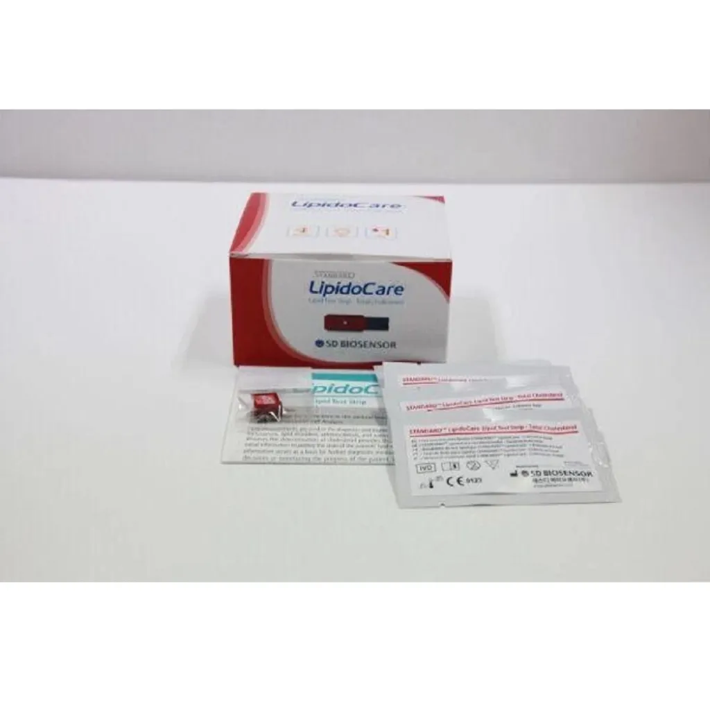 Тест-смужки для визначення Ліпідного Профілю STANDARD LipidoCare 10 шт Тест-смужки для визначення Ліпідного Профілю STANDARD LipidoCare 10 шт