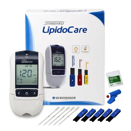 Система определения липидов и глюкозы в крови для самоконтроля STANDARD™ LipidoCare (Bluetooth) - Фото№1 Система определения липидов и глюкозы в крови для самоконтроля STANDARD™ LipidoCare (Bluetooth) - Фото№1