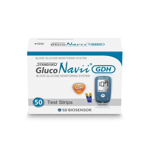 Тест-полоски для определения глюкозы STANDARD GlucoNavii GDH 50 шт - Фото№1 Тест-полоски для определения глюкозы STANDARD GlucoNavii GDH 50 шт - Фото№1