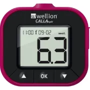 Набір для тестування рівня глюкози в крові Wellion CALLA Light, фіолетовий