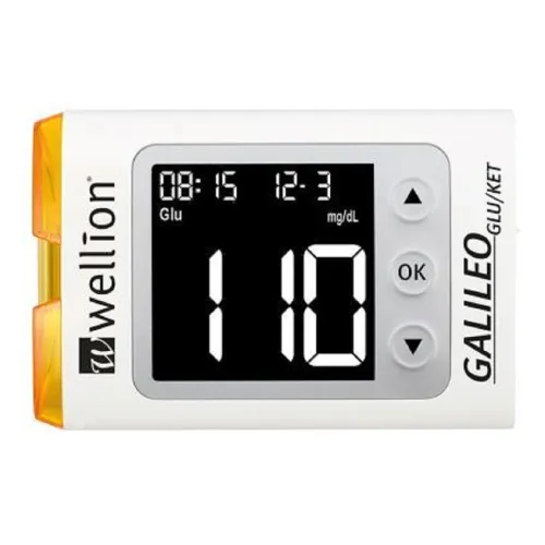  Набір для тестування рівня глюкози та кетонів Wellion Galileo, білий - Фото№1