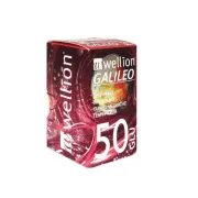 Тест-смужки для визначення рівня цукру в крові Wellion Galileo GLU, 50 шт