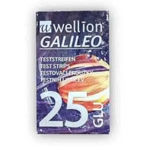 Тест-смужки для визначення рівня цукру в крові Wellion Galileo GLU, 25 шт - Фото№1 Тест-смужки для визначення рівня цукру в крові Wellion Galileo GLU, 25 шт - Фото№1