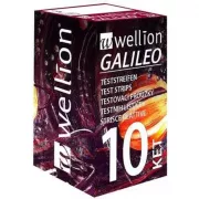 Тест-полоски определения кетоновых тел Wellion Galileo KET, 10 шт