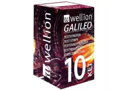 Тест-полоски определения кетоновых тел Wellion Galileo KET, 10 шт