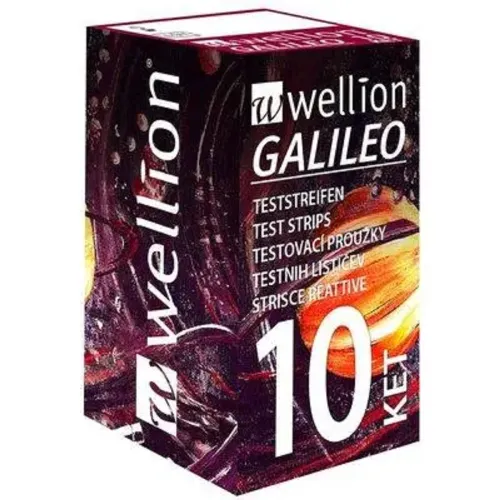 Тест-полоски определения кетоновых тел Wellion Galileo KET, 10 шт - Фото№1 Тест-полоски определения кетоновых тел Wellion Galileo KET, 10 шт - Фото№1