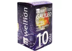 Тест-полоски для определения уровня сахара в крови Wellion Galileo GLU, 10 шт