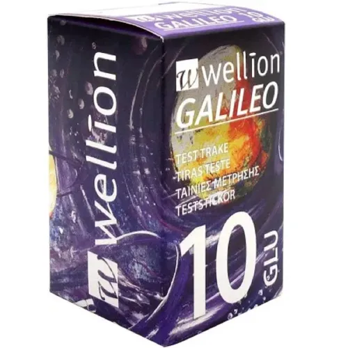 Тест-смужки для визначення рівня цукру в крові Wellion Galileo GLU, 10 шт - Фото№1 Тест-смужки для визначення рівня цукру в крові Wellion Galileo GLU, 10 шт - Фото№1