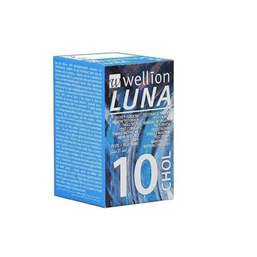 Тест-смужки для тестування рівня холестерину в крові Wellion Luna, 10 шт - Фото№1 Тест-смужки для тестування рівня холестерину в крові Wellion Luna, 10 шт - Фото№1
