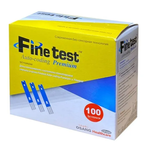 Тест-полоски Finetest Avto-Coding Premium, 100 шт - Фото№1