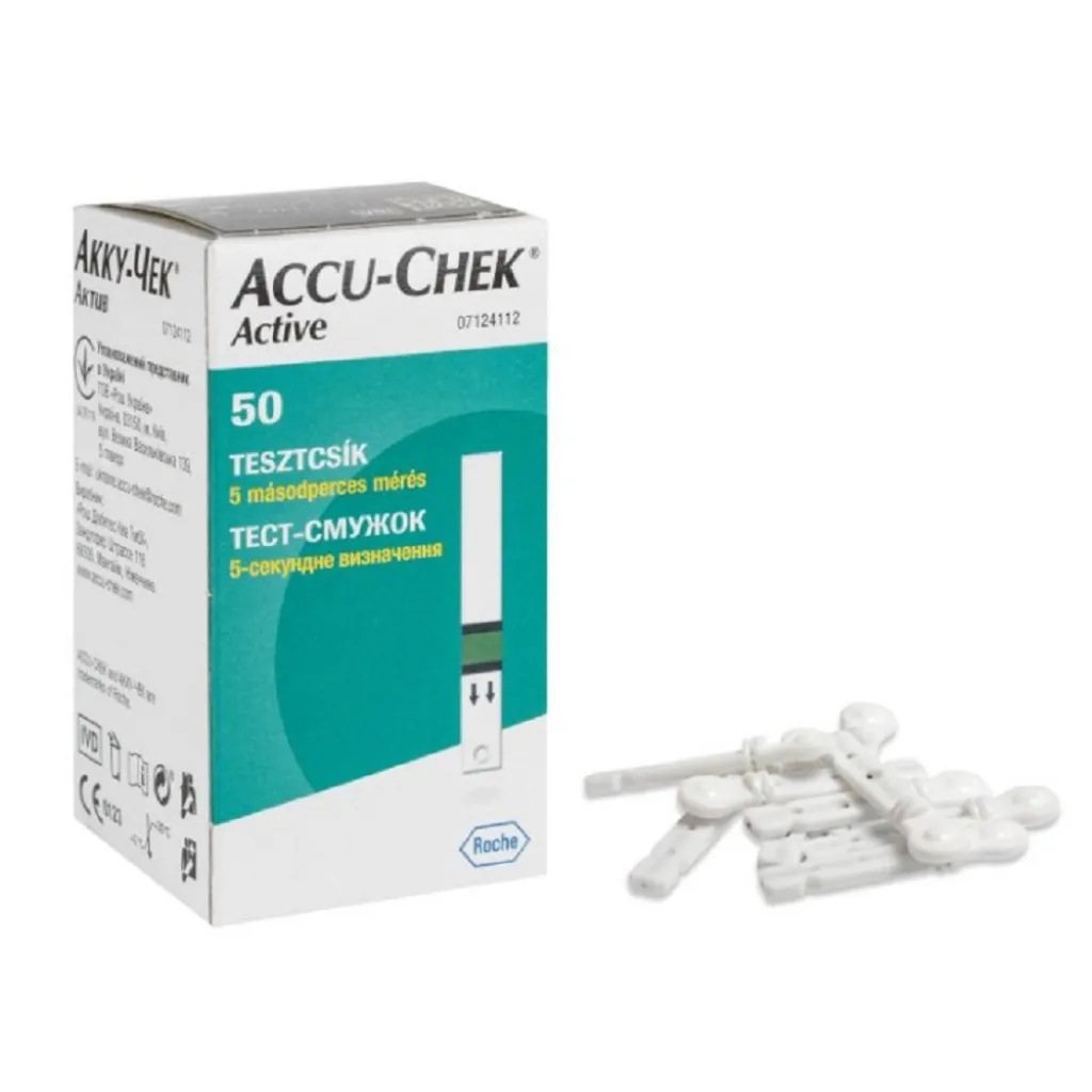 Тест-полоски Акку-Чек (Accu-Chek) Active, 50 шт Тест-полоски Акку-Чек (Accu-Chek) Active, 50 шт