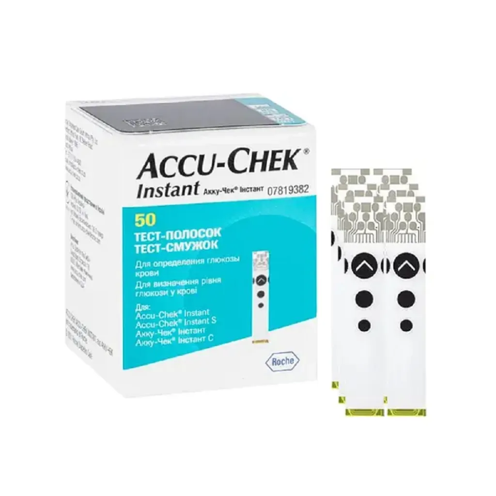 Тест-смужки Акку-Чек (Accu-Chek) Instant, 50 шт Тест-смужки Акку-Чек (Accu-Chek) Instant, 50 шт