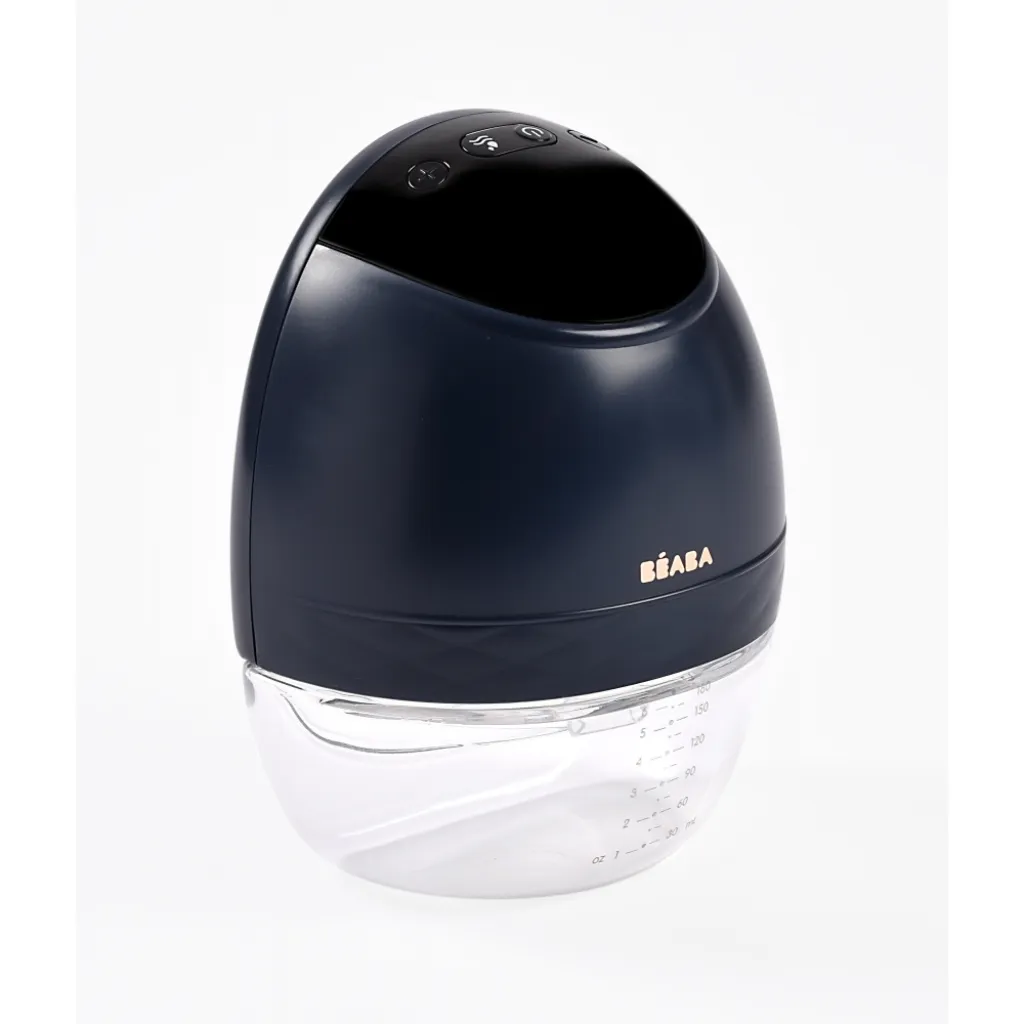 Молокоотсос электрический Beaba Hands-Free, синий