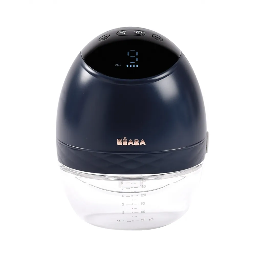 Молокоотсос электрический Beaba Hands-Free, синий
