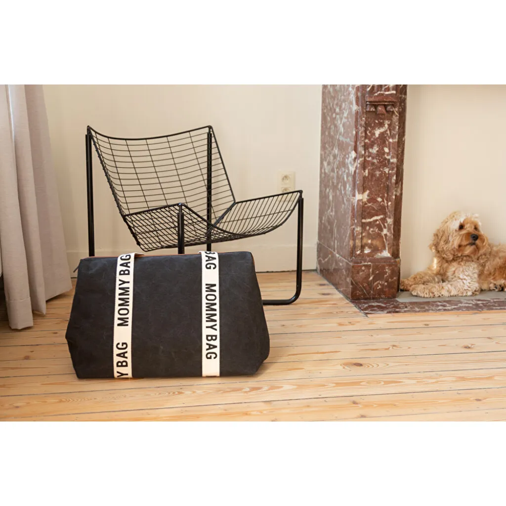Сумка Childhome Mommy bag Signature, черный Сумка Childhome Mommy bag Signature, черный