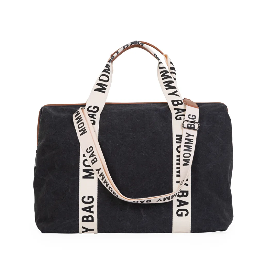 Сумка Childhome Mommy bag Signature, черный Сумка Childhome Mommy bag Signature, черный