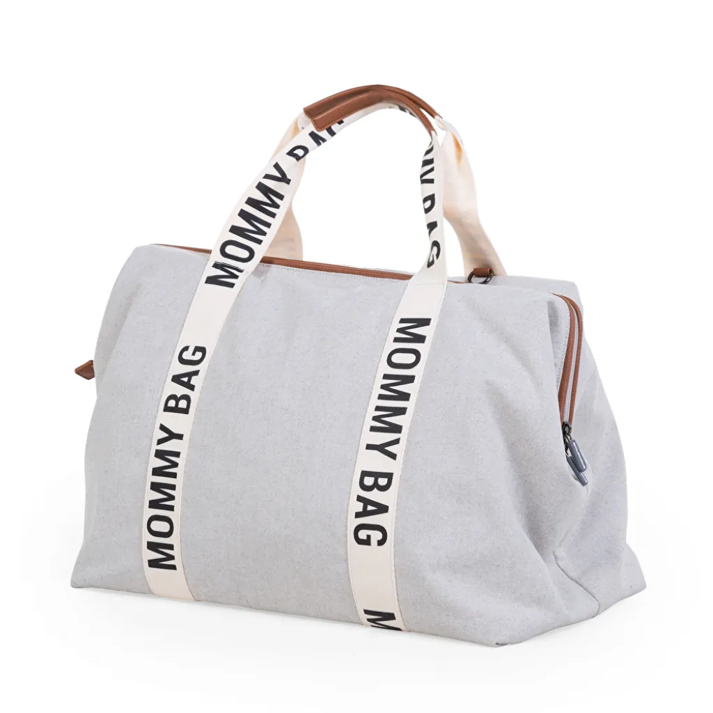 Сумка Childhome Mommy bag Signature, белый Сумка Childhome Mommy bag Signature, белый