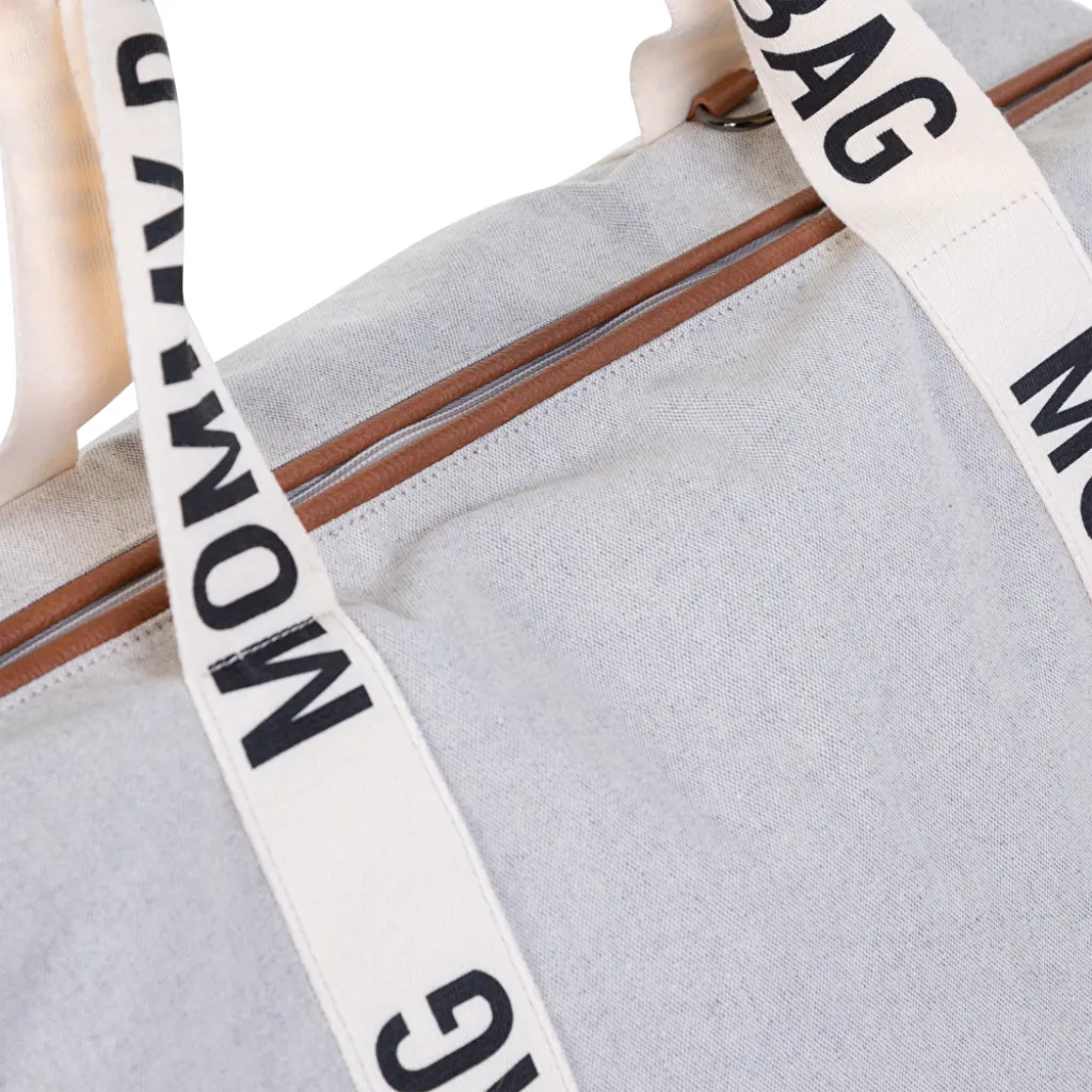 Сумка Childhome Mommy bag Signature, белый Сумка Childhome Mommy bag Signature, белый