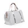 Сумка Childhome Mommy bag Signature, белый - Фото№4
