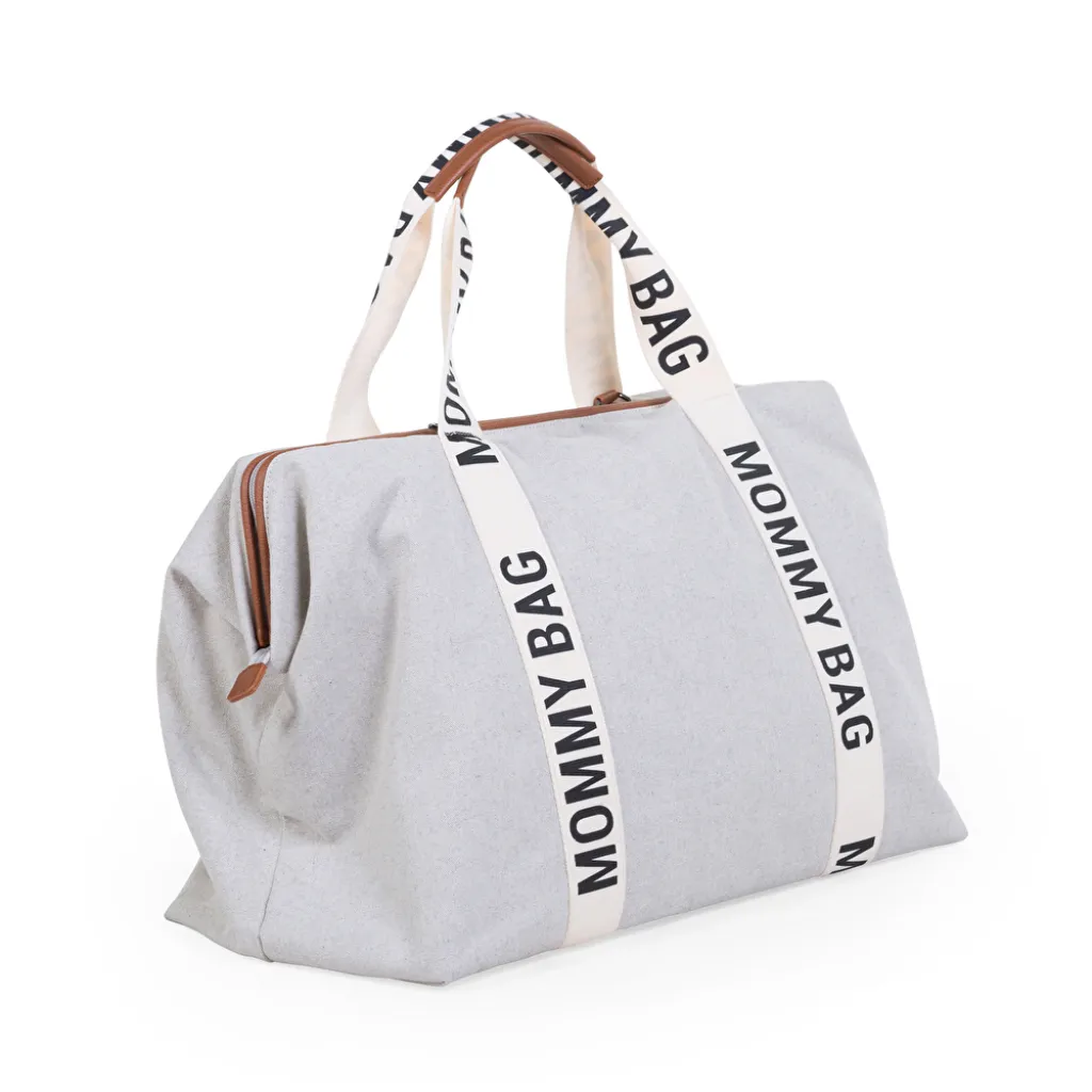 Сумка Childhome Mommy bag Signature, белый Сумка Childhome Mommy bag Signature, белый