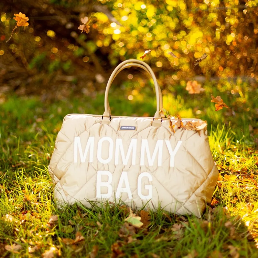 Сумка Childhome Mommy bag puffered, бежевий Сумка Childhome Mommy bag puffered, бежевий