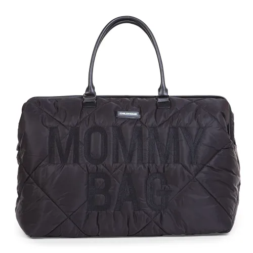 Сумка Childhome Mommy bag puffered, чорний - Фото№1 Сумка Childhome Mommy bag puffered, чорний - Фото№1