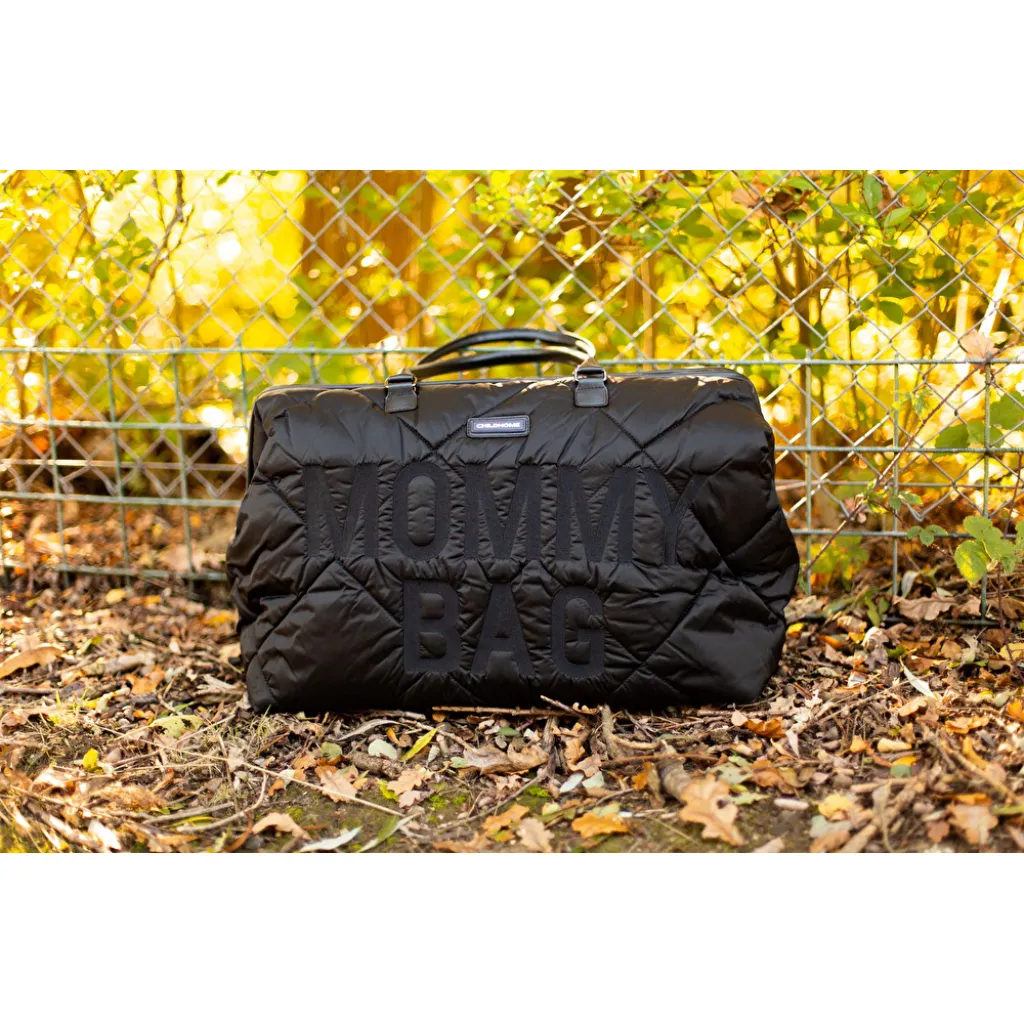 Сумка Childhome Mommy bag puffered, чорний Сумка Childhome Mommy bag puffered, чорний