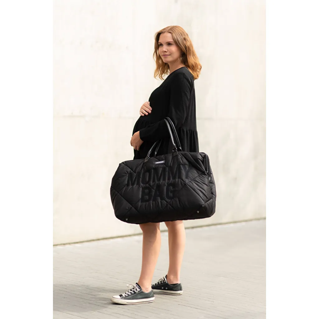 Сумка Childhome Mommy bag puffered, чорний Сумка Childhome Mommy bag puffered, чорний