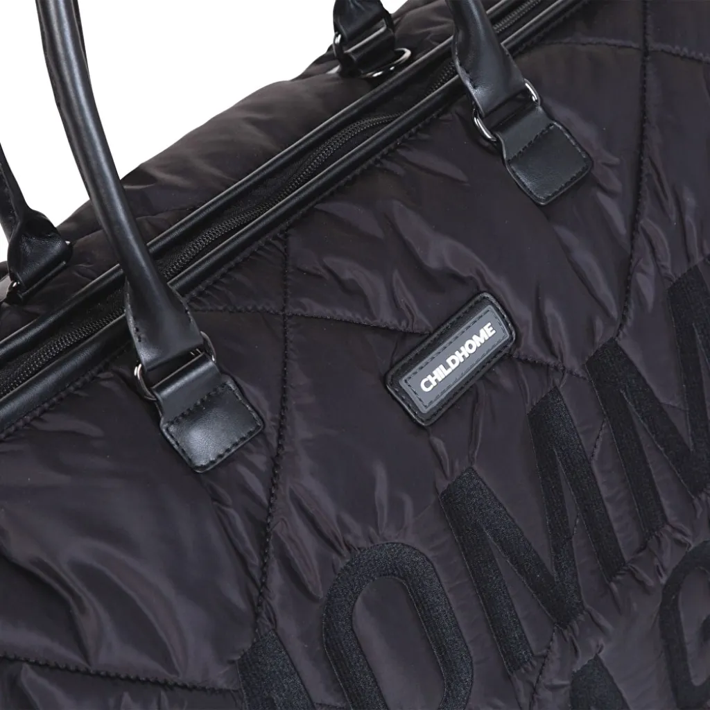 Сумка Childhome Mommy bag puffered, чорний Сумка Childhome Mommy bag puffered, чорний