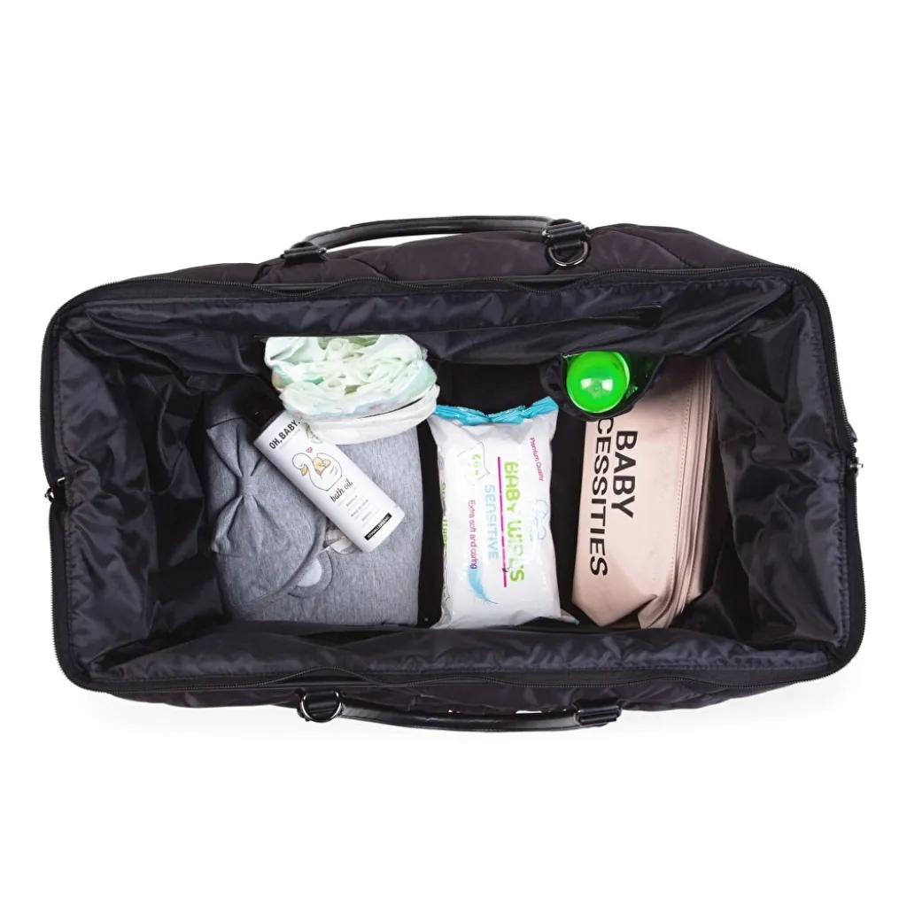 Сумка Childhome Mommy bag puffered, чорний Сумка Childhome Mommy bag puffered, чорний