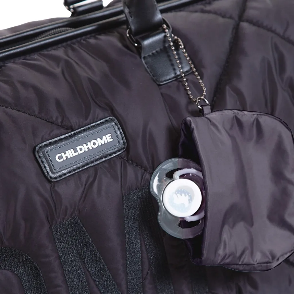 Сумка Childhome Mommy bag puffered, чорний Сумка Childhome Mommy bag puffered, чорний