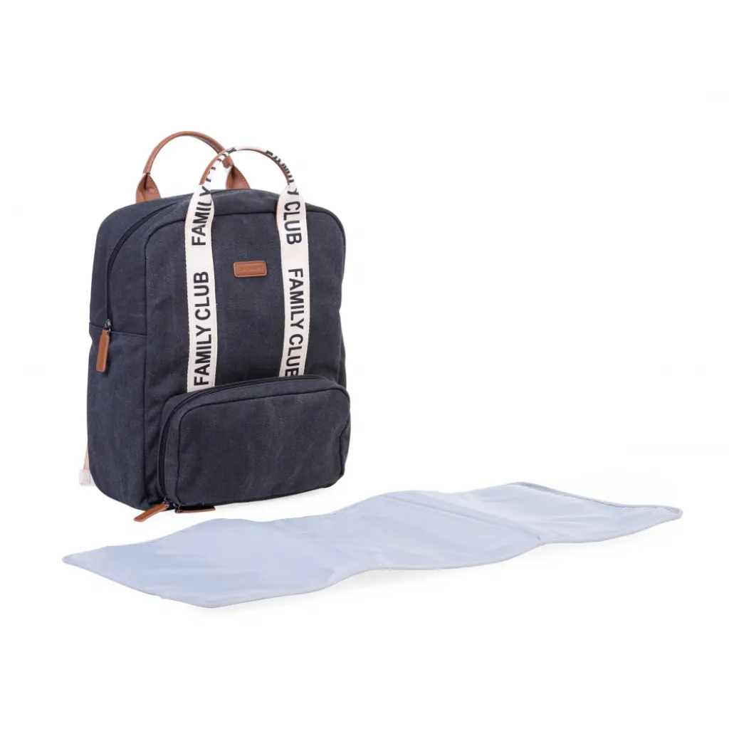 Рюкзак Childhome Family club canvas black, чорний Рюкзак Childhome Family club canvas black, чорний