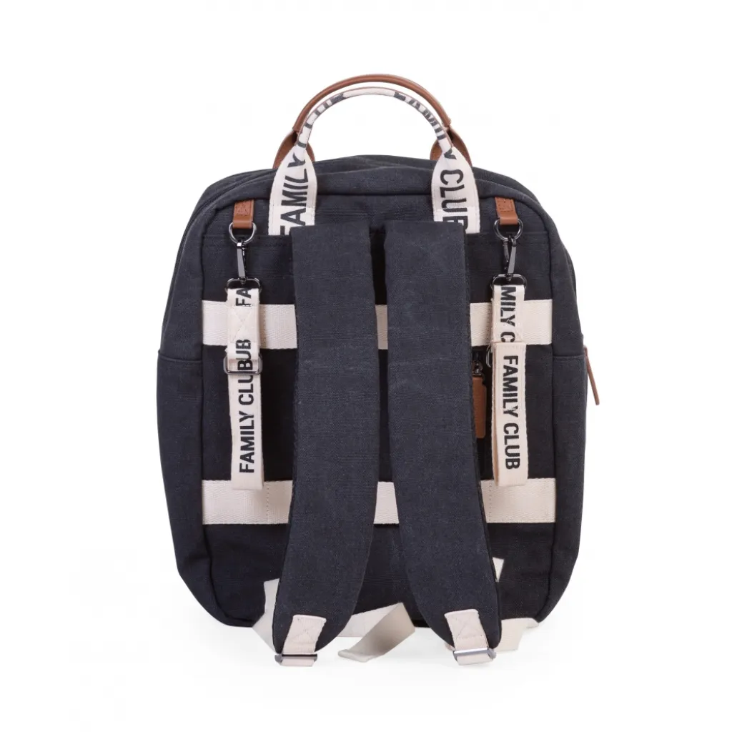 Рюкзак Childhome Family club canvas black, чорний Рюкзак Childhome Family club canvas black, чорний