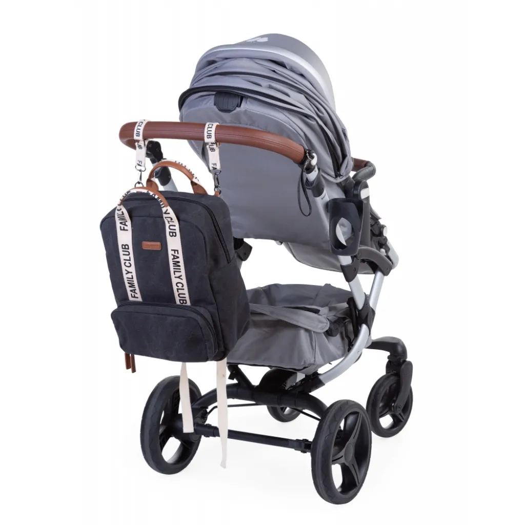 Рюкзак Childhome Family club canvas black, чорний Рюкзак Childhome Family club canvas black, чорний