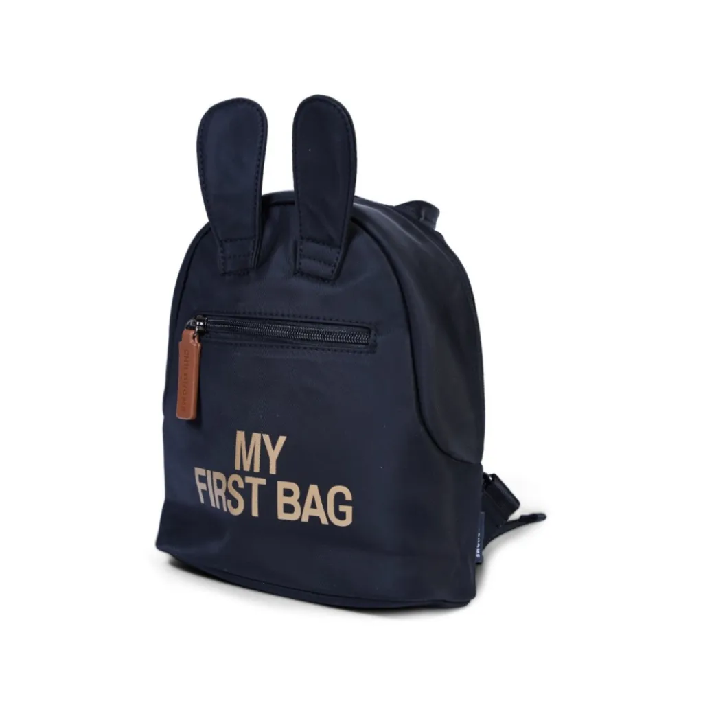 Рюкзак дитячий Childhome My first bag black/gold, чорний