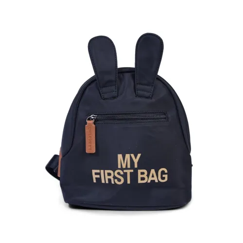 Рюкзак дитячий Childhome My first bag black/gold, чорний - Фото№1