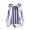 Рюкзак дитячий Childhome My first bag stripes electric blue, синій - Фото№4